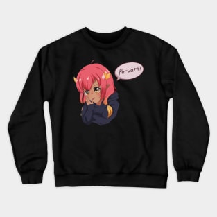Funny Anime Girl, Saying Crewneck Sweatshirt